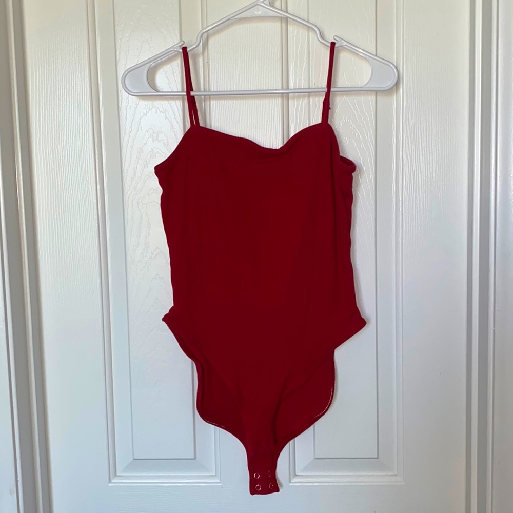 Red Old Navy Bodysuit